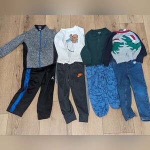 Boys 3T Fall Winter Lot Outfits Nike H&M Jordan Athletic Track